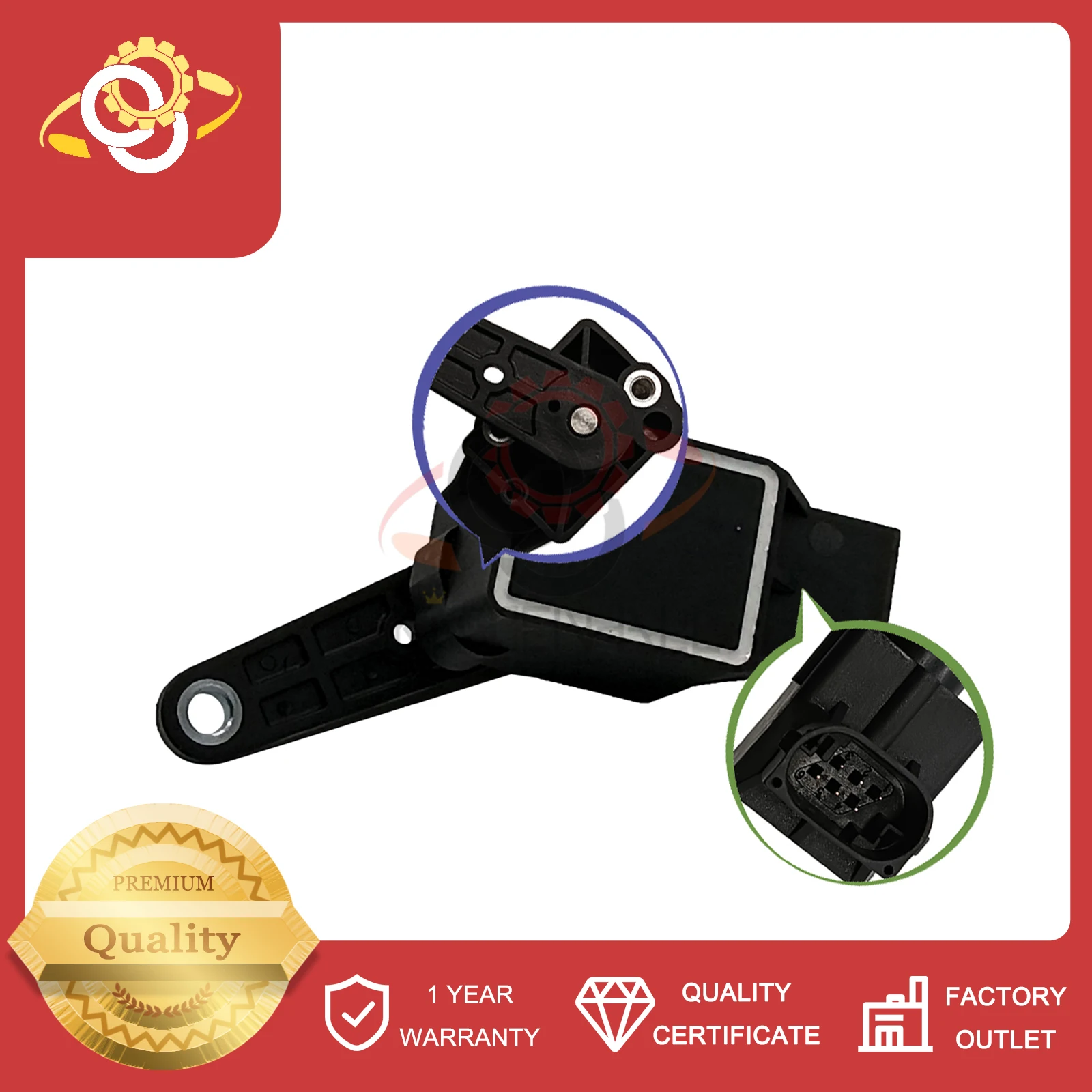 Premium Car Ride Height Level Sensor 37141093698 37146784696 Compatible With BMW 325i 330i X5 2.5L 3.0L 2000-2006 Replace Part
Premium Car Ride Height Level Sensor 37141093698 37146784696 Compatible With BMW 325i 330i X5 2.5L 3.0L 2000-2006 Replace Part