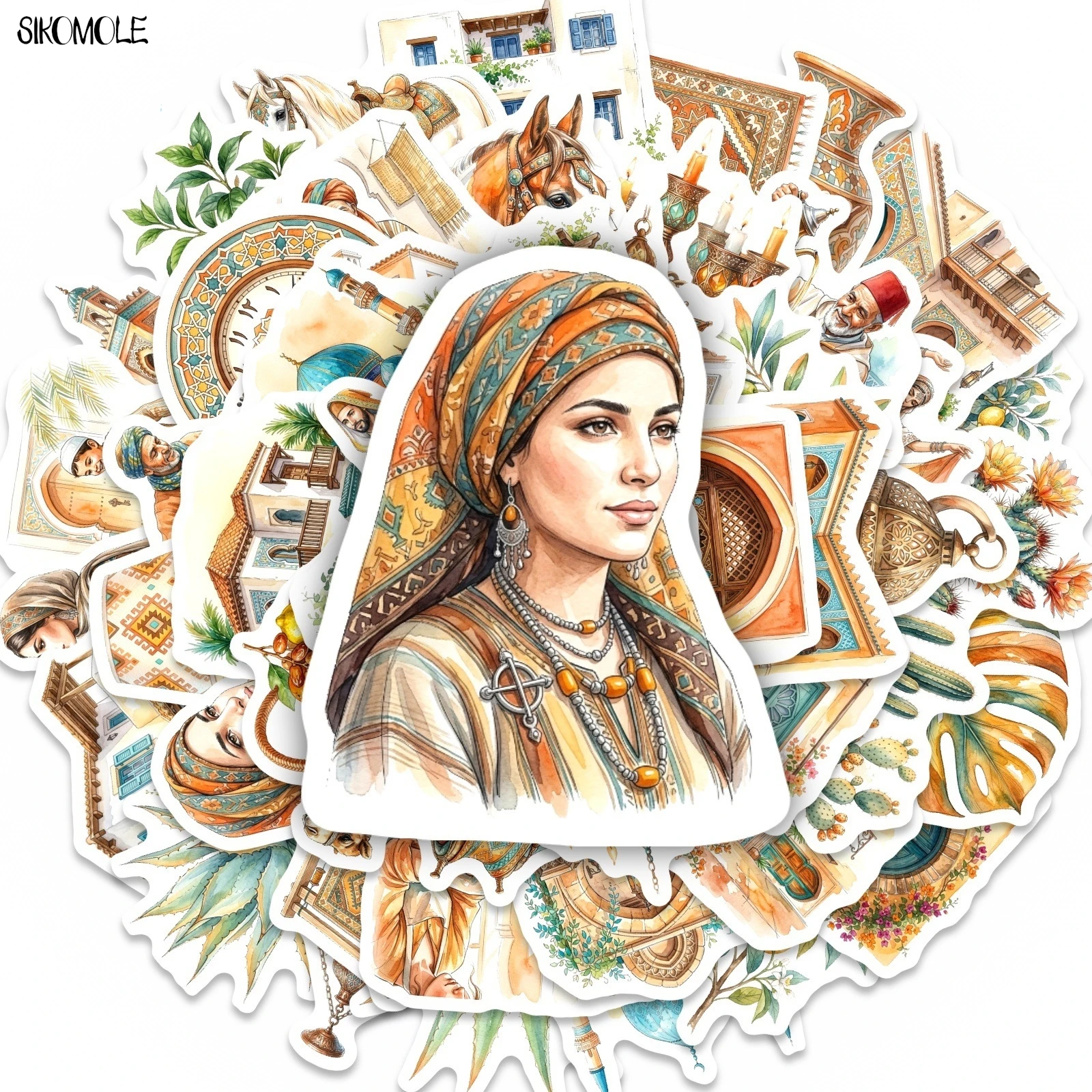 10/30/50PCS Cartoon Moroccan Mediterranean Stickers Book DIY Skateboard Toys Guitar Luggage Suitcase Decoration Graffiti Sticker
10/30/50PCS Cartoon Moroccan Mediterranean Stickers Book DIY Skateboard Toys Guitar Luggage Suitcase Decoration Graffiti Sticker