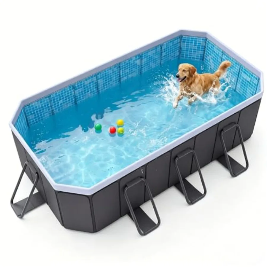 114.2 Foldable Pool for Family and Pets, Portable Hard-Sided Pool for Medium Large Dogs, Non-Inflatable Dog Bath Tub with Reinf
114.2 Foldable Pool for Family and Pets, Portable Hard-Sided Pool for Medium Large Dogs, Non-Inflatable Dog Bath Tub with Reinf