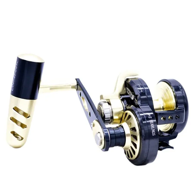 CAMEKOON slow jigging fishing reel overhead reel left right handle 32kgs drag power CNC saltwater trolling big game fishing reel
CAMEKOON slow jigging fishing reel overhead reel left right handle 32kgs drag power CNC saltwater trolling big game fishing reel