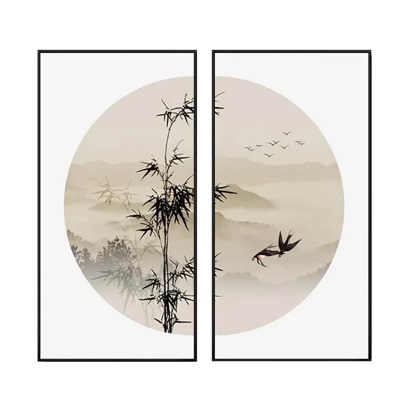 tea room background wall decorative painting ink painting study mural meaning good living room dining room entrance painting
tea room background wall decorative painting ink painting study mural meaning good living room dining room entrance painting