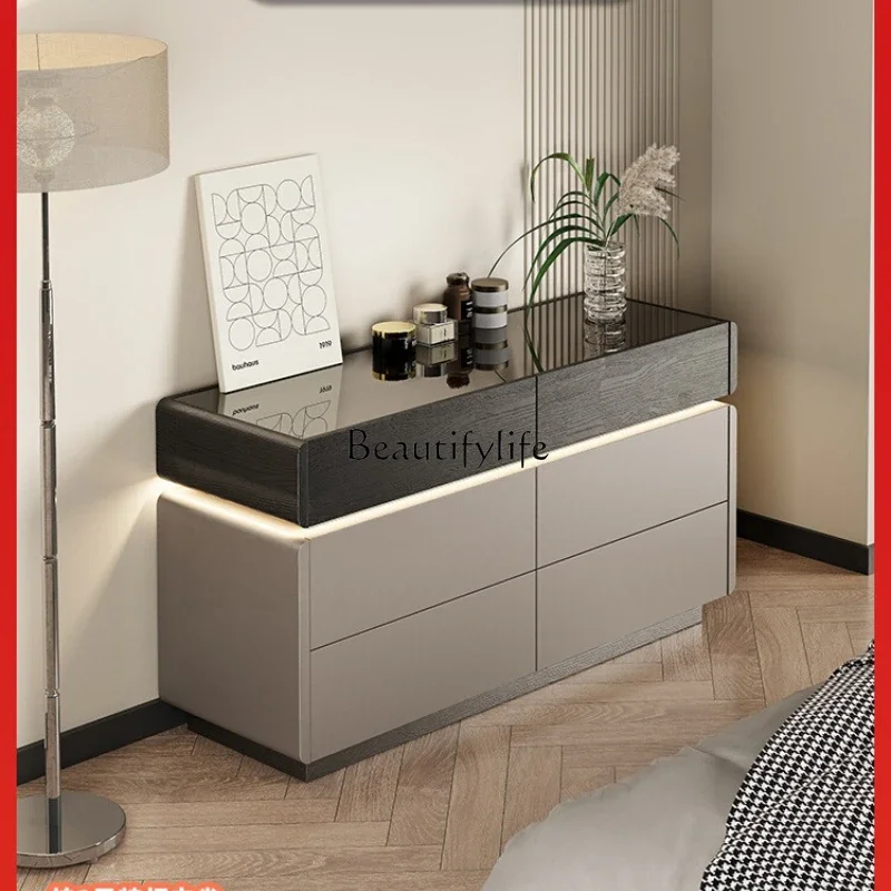 FG10*Italian minimalist solid wood bedside storage cabinet combination, simple drawer cabinet against the wall
FG10*Italian minimalist solid wood bedside storage cabinet combination, simple drawer cabinet against the wall