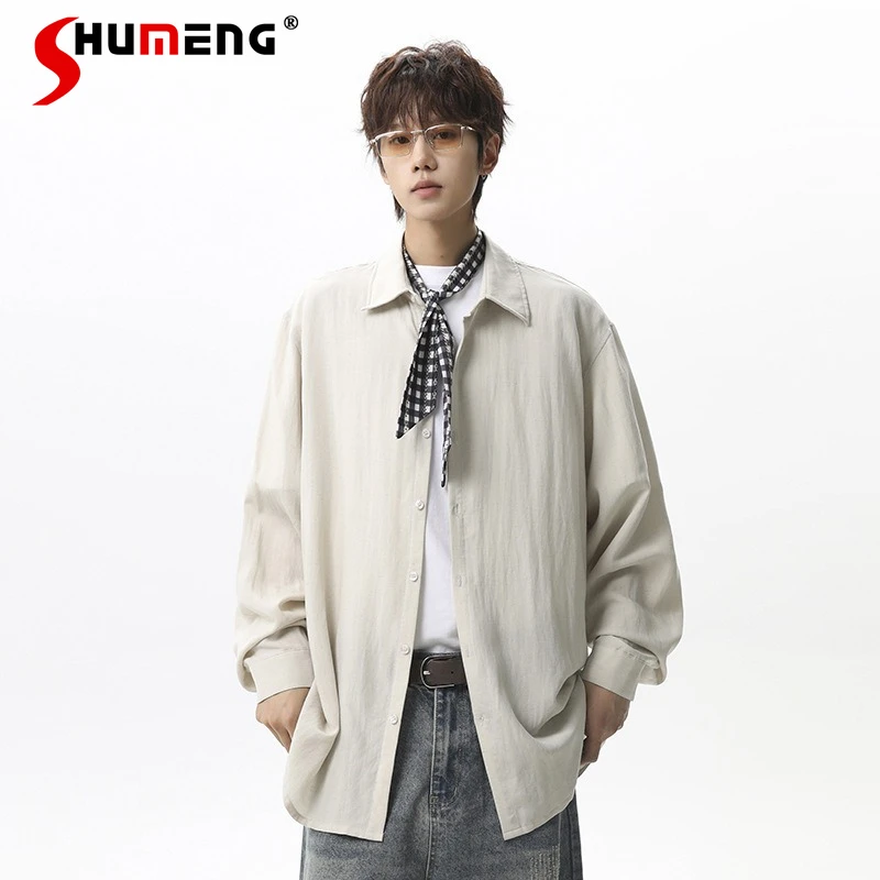 2026 Spring New Lapel Stylish Solid Color Loose Comfort Shirts Men Women Fashion Tops Men's High Street Versatile Shirt Jackets
2026 Spring New Lapel Stylish Solid Color Loose Comfort Shirts Men Women Fashion Tops Men's High Street Versatile Shirt Jackets