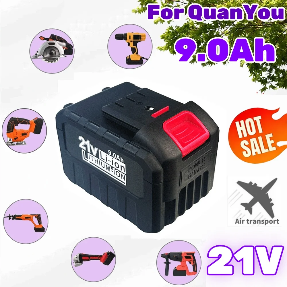 21V 9Ah lithium battery suitable for Quanyou cutting machines, electric drills and other tools
21V 9Ah lithium battery suitable for Quanyou cutting machines, electric drills and other tools