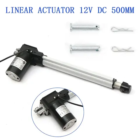 12V Lineaire Actuator Elektrische Motor Slaglengte 500mm Laadvermogen 6000N Lineaire Actuator voor Fauteuil TV Tafel Lift Massage