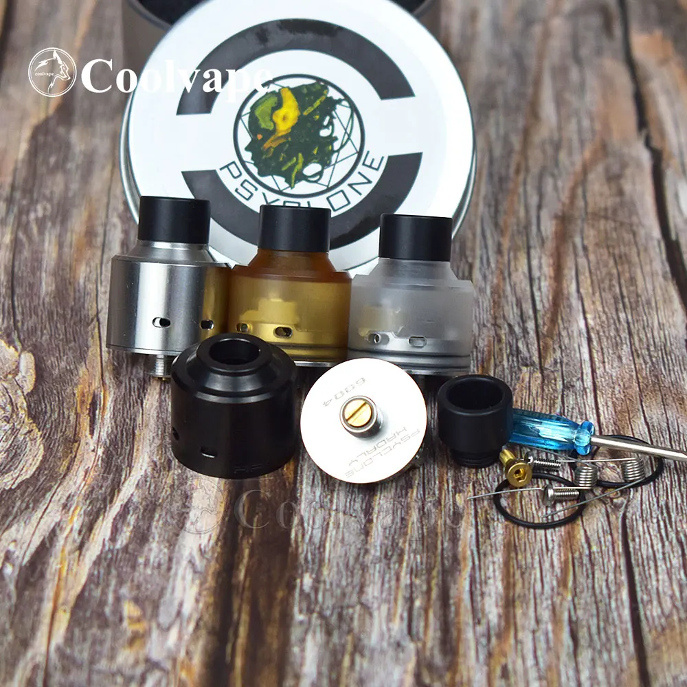 Wolfcoolvape vape Hadaly RDA Atomizer rda bf pin 316ss rda Vaporizer vape Atomizer 22mm single coils tank
Wolfcoolvape vape Hadaly RDA Atomizer rda bf pin 316ss rda Vaporizer vape Atomizer 22mm single coils tank