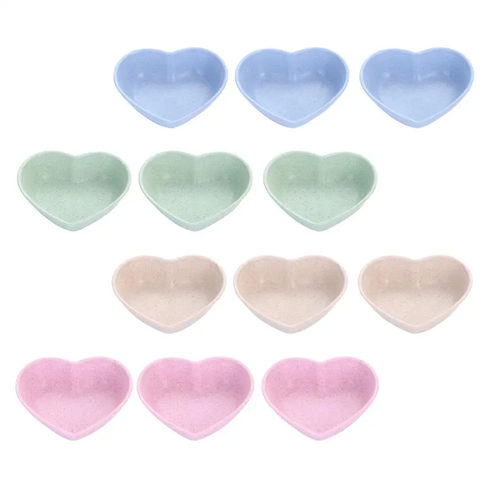 12 Pcs Heart Shaped Sauce Dipping Bowls Small Seasoning Dishes Kitchen Anti Moisture Plastic Unbreakable Serving Plates
12 Pcs Heart Shaped Sauce Dipping Bowls Small Seasoning Dishes Kitchen Anti Moisture Plastic Unbreakable Serving Plates