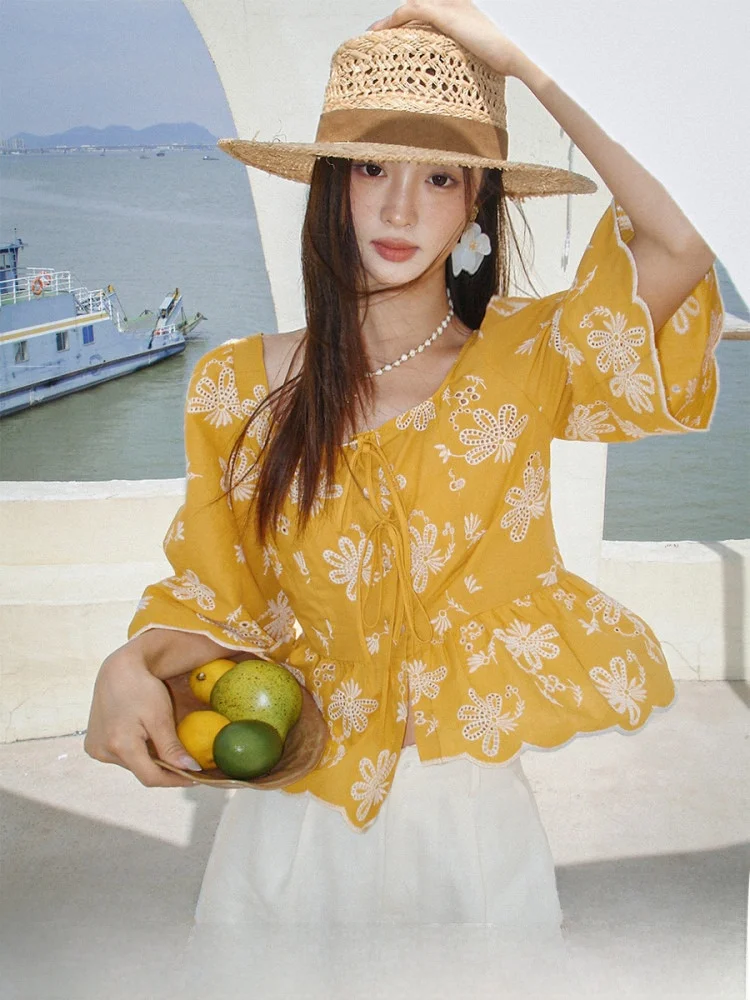 Heavy Embroidery irt Women's V-ne High Waist Slimming Strap Dr Square Collar Belted Cotton Casual Busin Sle
Heavy Embroidery irt Women's V-ne High Waist Slimming Strap Dr Square Collar Belted Cotton Casual Busin Sle