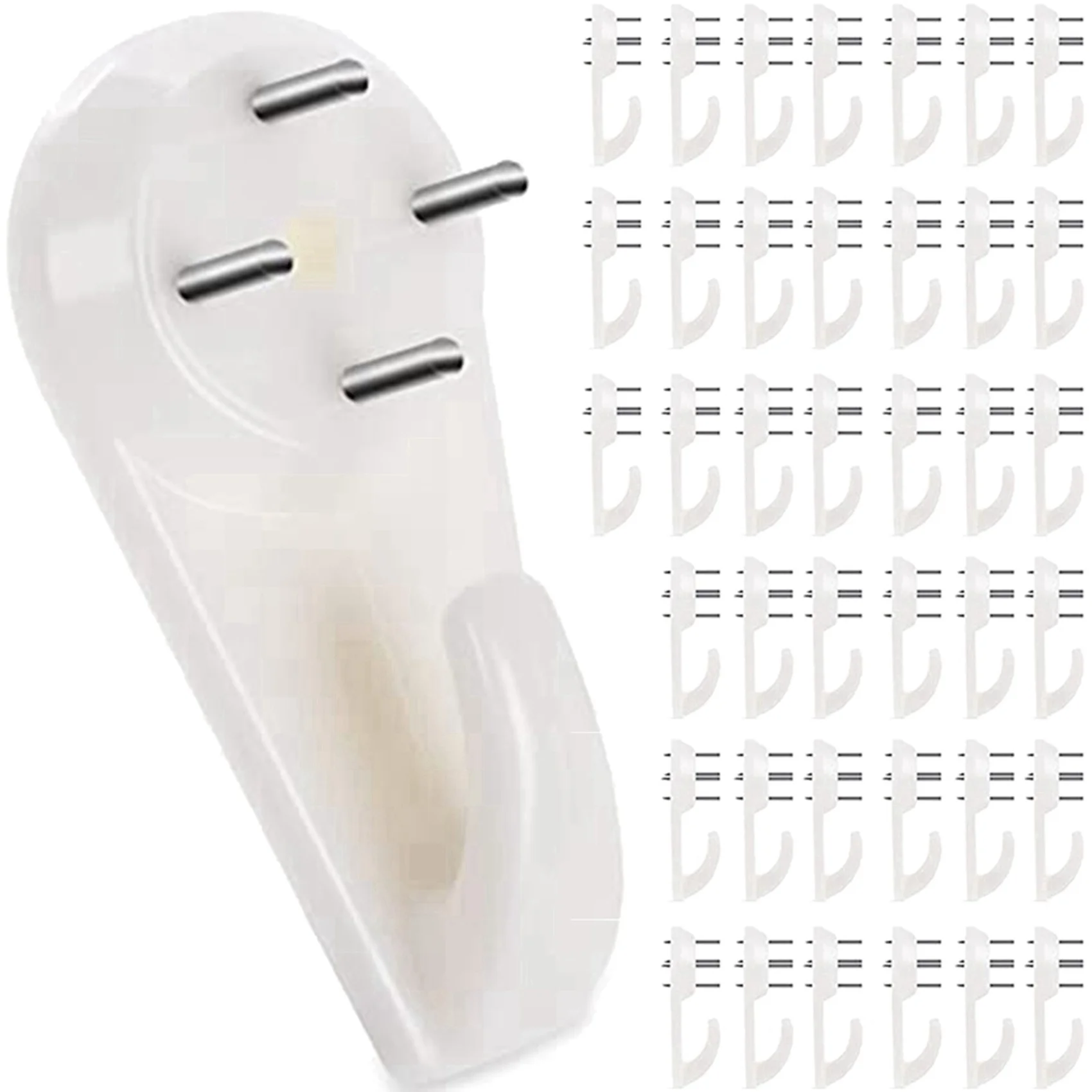 Stucco/Concrete Wall Hooks, No Damage Hook Hanging Kit, No Drilling Required, Set Of 120-AT36
Stucco/Concrete Wall Hooks, No Damage Hook Hanging Kit, No Drilling Required, Set Of 120-AT36
