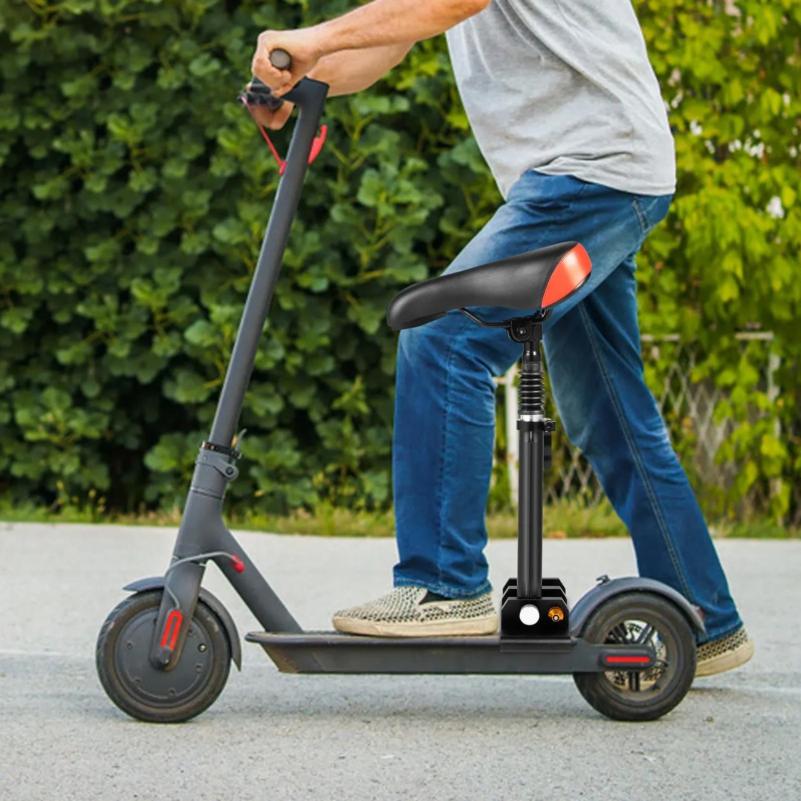 Scooter Universal Seat Cushion,3.52lbs Fashionable Appearance Cushion Adjustable Scooter Saddle Made of Aluminum Alloy
Scooter Universal Seat Cushion,3.52lbs Fashionable Appearance Cushion Adjustable Scooter Saddle Made of Aluminum Alloy