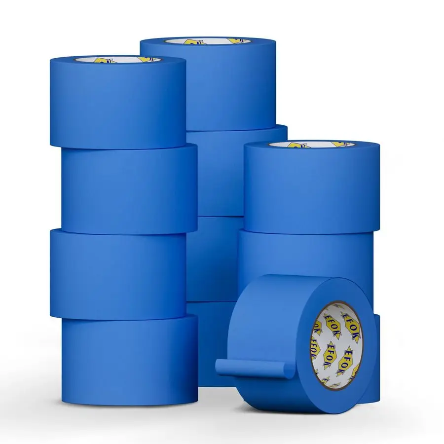 Pack Blue Painters Tape 3 Inch Wide Bulk Paint Tape 3 Inches x 55 Yards Painters Tape Blue Masking Tape for Walls Painting Packi
Pack Blue Painters Tape 3 Inch Wide Bulk Paint Tape 3 Inches x 55 Yards Painters Tape Blue Masking Tape for Walls Painting Packi