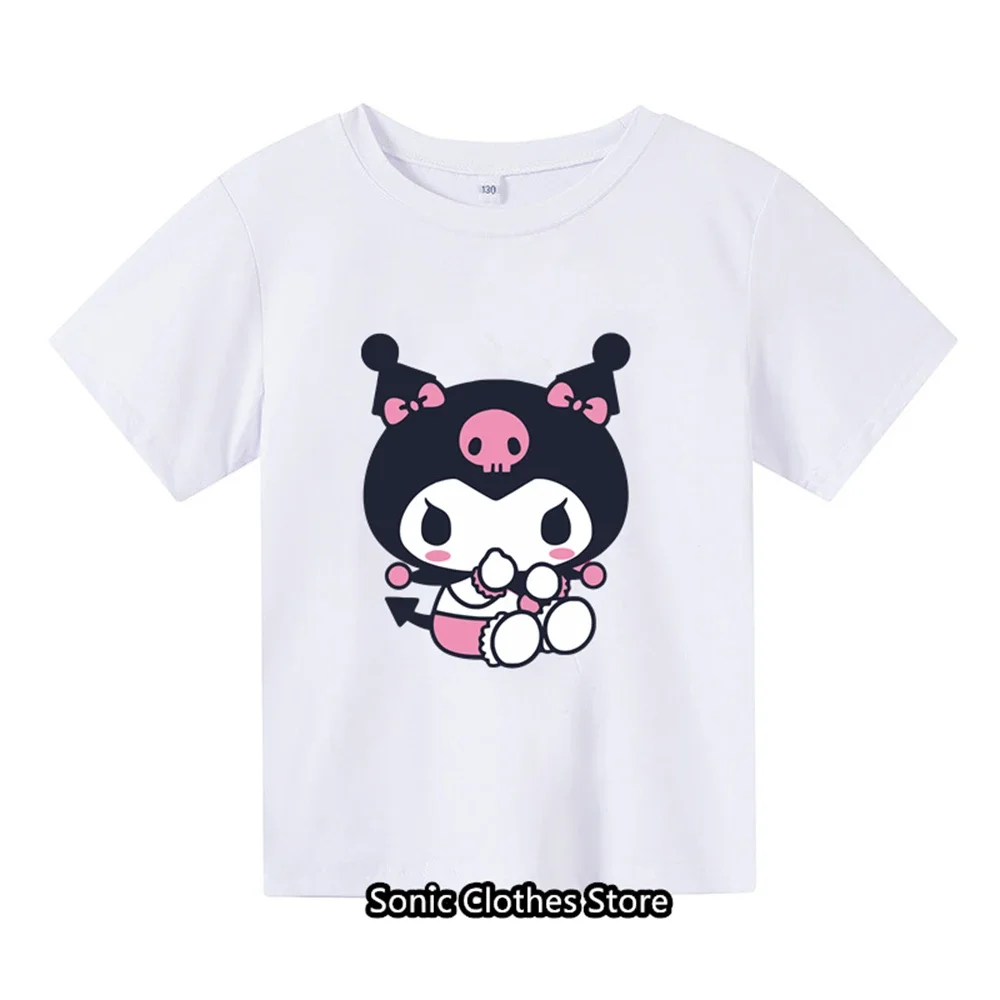 Kawaii Kuromi T Shirt Kids Clothes Girls Summer Casual Short Sleeve 2024 Anime Baby Clothing My Melody Sanrio Women Tops Tees
Kawaii Kuromi T Shirt Kids Clothes Girls Summer Casual Short Sleeve 2024 Anime Baby Clothing My Melody Sanrio Women Tops Tees