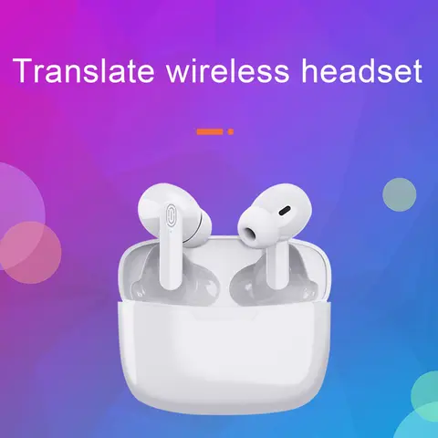 Real Time Language Translator Earbuds Supports 114 Languages High Accuracy Bluetooth Translation Earbuds with Speakers