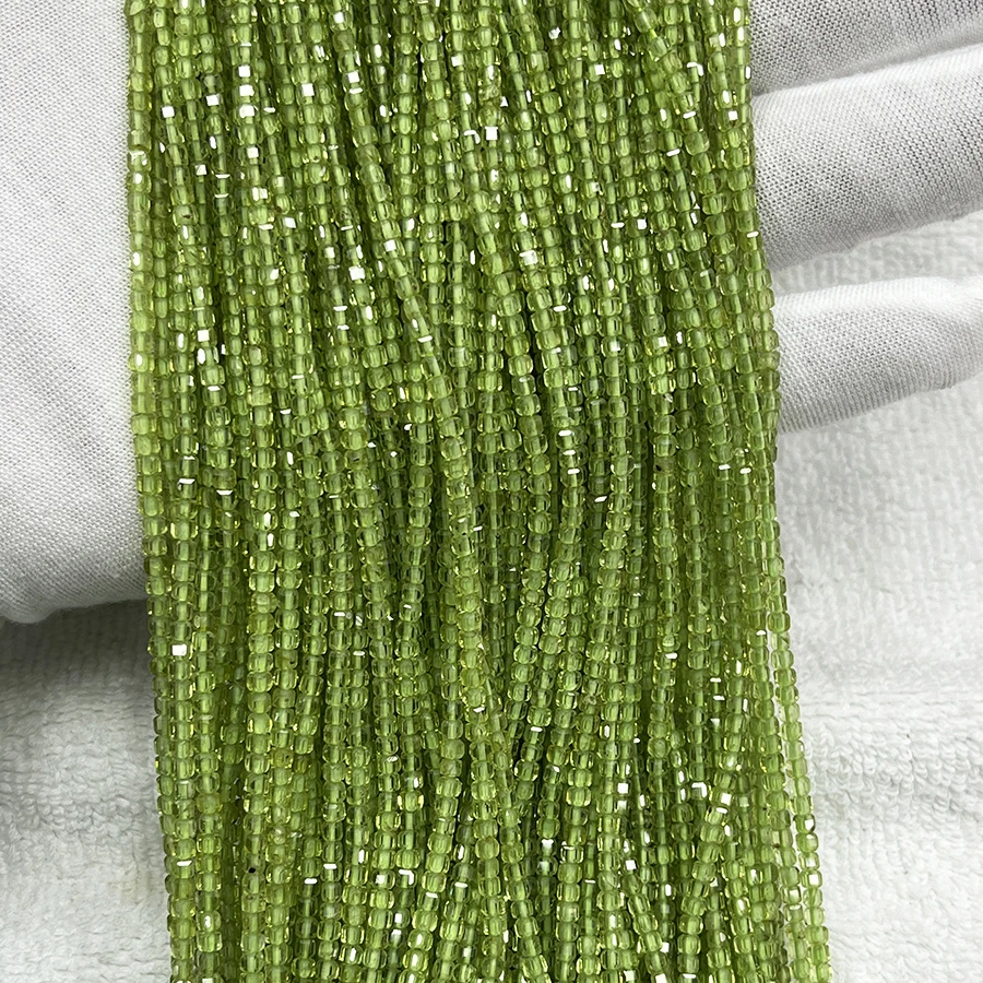Natural Stone Olive Crystal Handmade Faceted Cube Loose Beads For DIY Jewelry Making Bracelet Necklace 15” 2.5mm
Natural Stone Olive Crystal Handmade Faceted Cube Loose Beads For DIY Jewelry Making Bracelet Necklace 15” 2.5mm