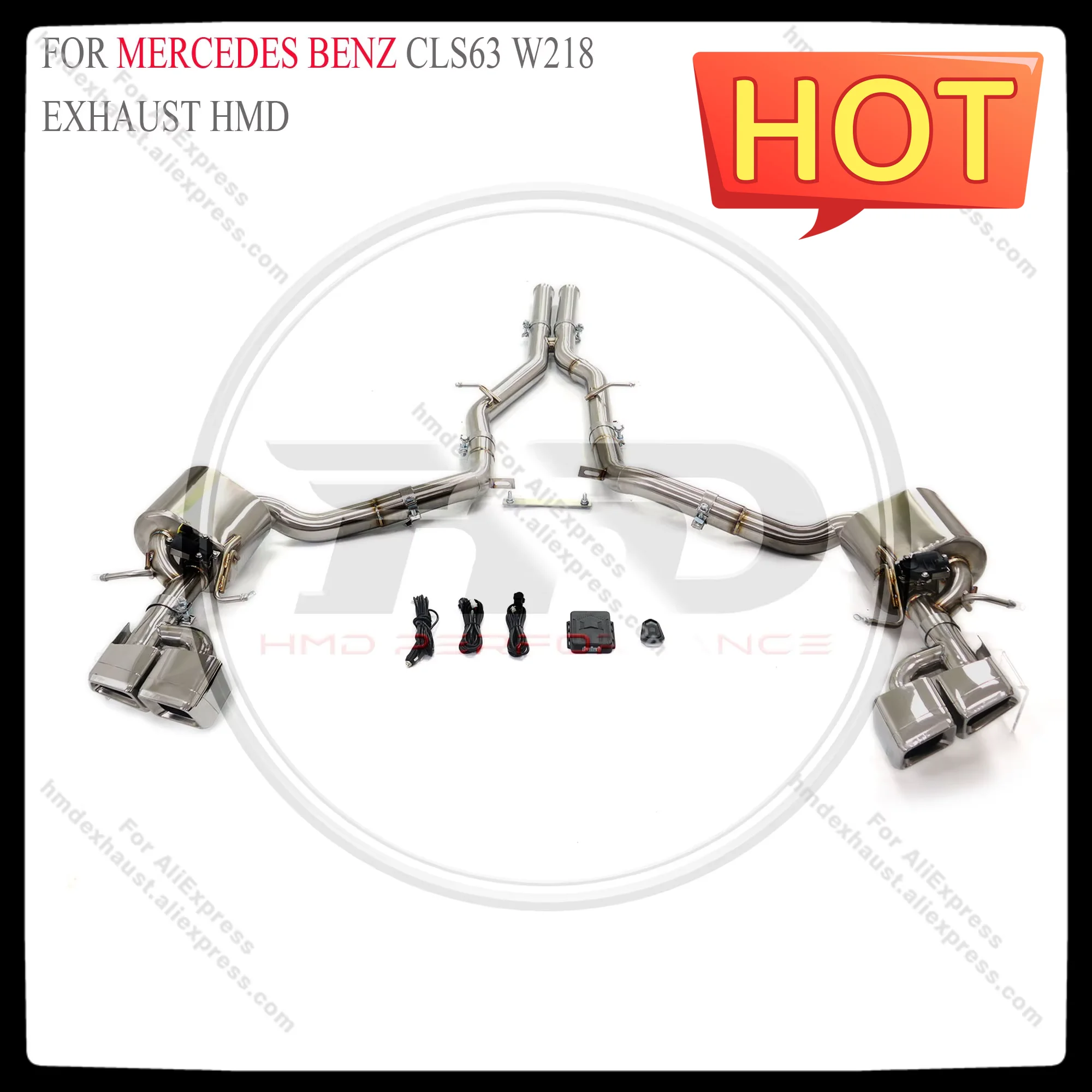 HMD Catback for Mercedes benz CLS63 W218 2015 Exhaust System Stainless Steel Performance Electronic with Valves Car Accessories
HMD Catback for Mercedes benz CLS63 W218 2015 Exhaust System Stainless Steel Performance Electronic with Valves Car Accessories