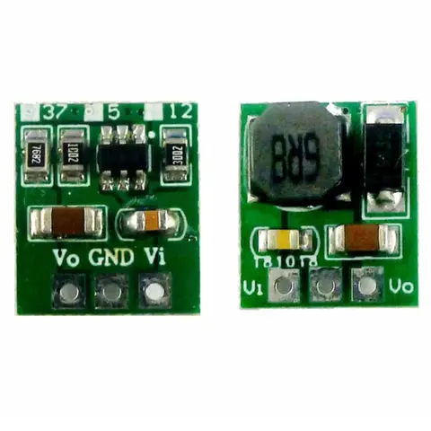 mini 5W  2.6-6V to 3.7V 5V 12V Boost Voltage Regulator Module DC-DC Step-up Converter Board  DD0512MA