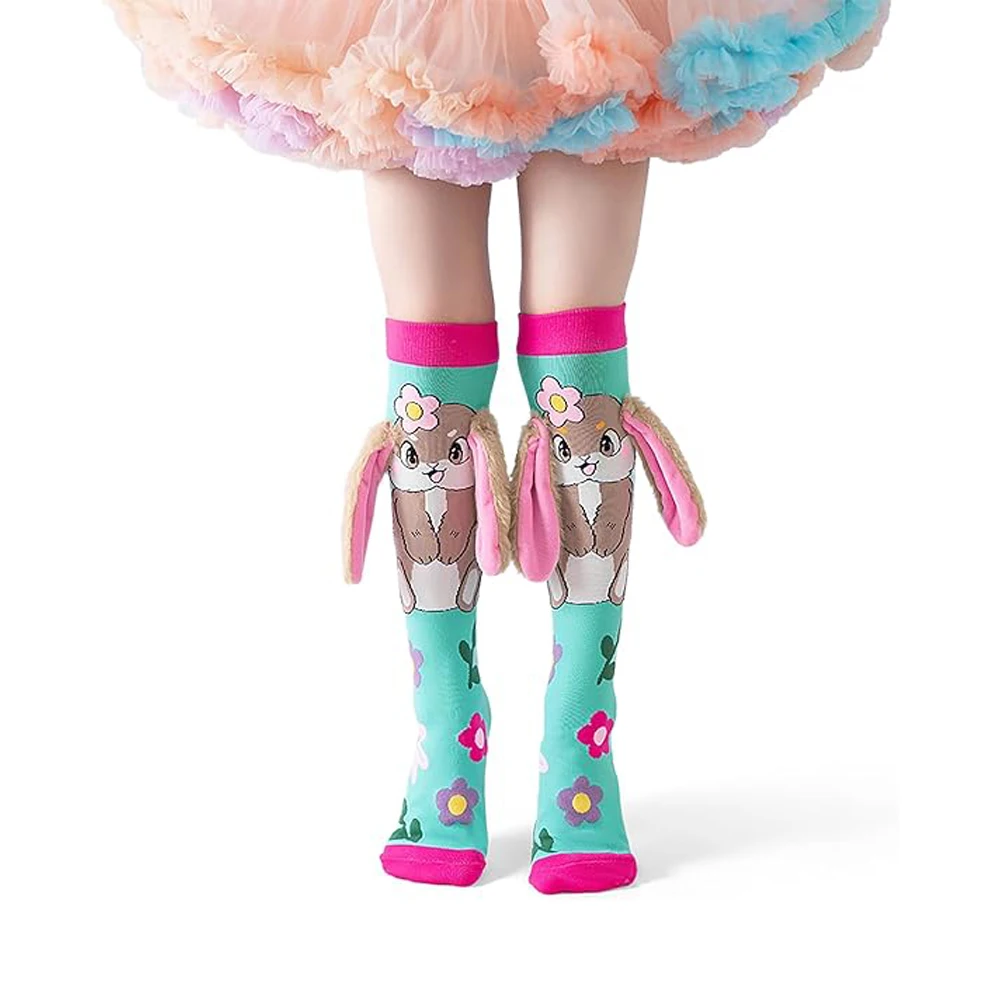Носки с 3D-ушками Cute Bunny и цветочным узором — новинка, повседневные женские носки, забавные носки с мультяшными животными для повседневного ношения
Носки с 3D-ушками Cute Bunny и цветочным узором — новинка, повседневные женские носки, забавные носки с мультяшными животными для повседневного ношения