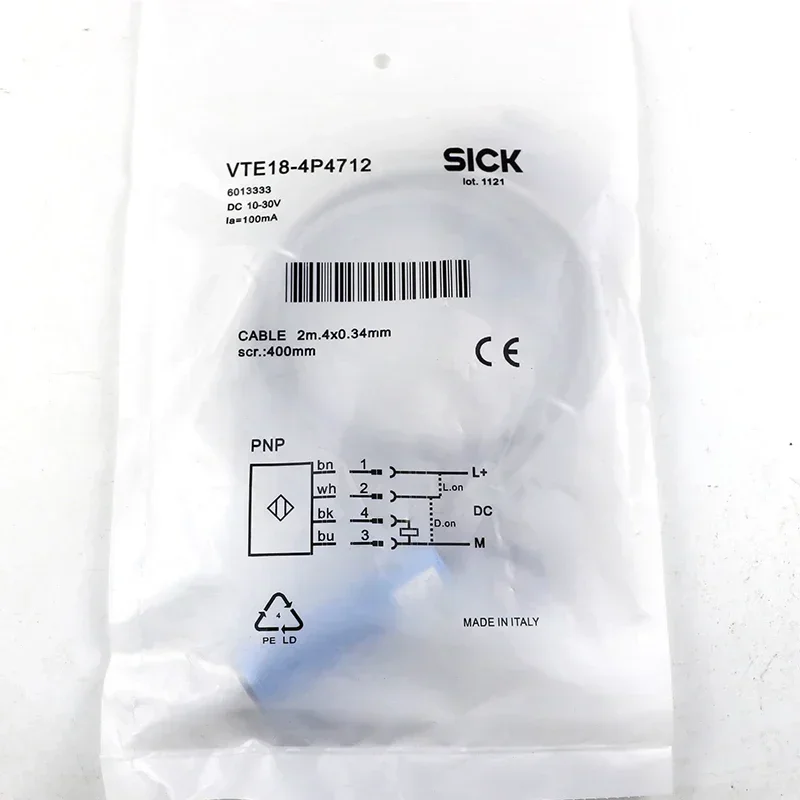 VTE18-4P4712 Germany sick cylindrical photoelectric sensor metal proximity switch photoelectric switch sensor brand new original
VTE18-4P4712 Germany sick cylindrical photoelectric sensor metal proximity switch photoelectric switch sensor brand new original
