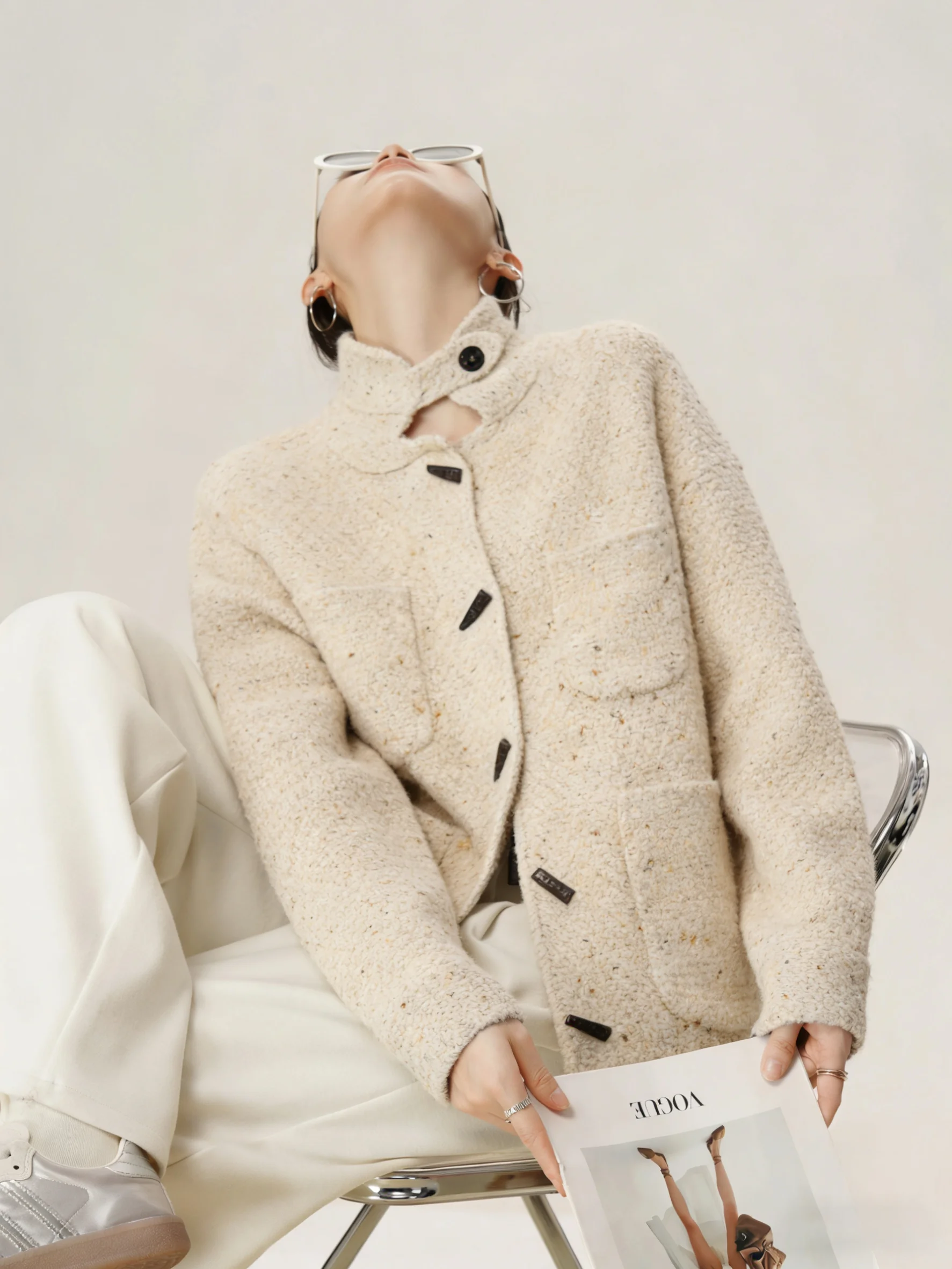 Retro Button-Up Knitted Cardigan Sweater Women's Unique Beautiful Sli New Top Loose Fit Casual Daily Polyester Fiber
Retro Button-Up Knitted Cardigan Sweater Women's Unique Beautiful Sli New Top Loose Fit Casual Daily Polyester Fiber