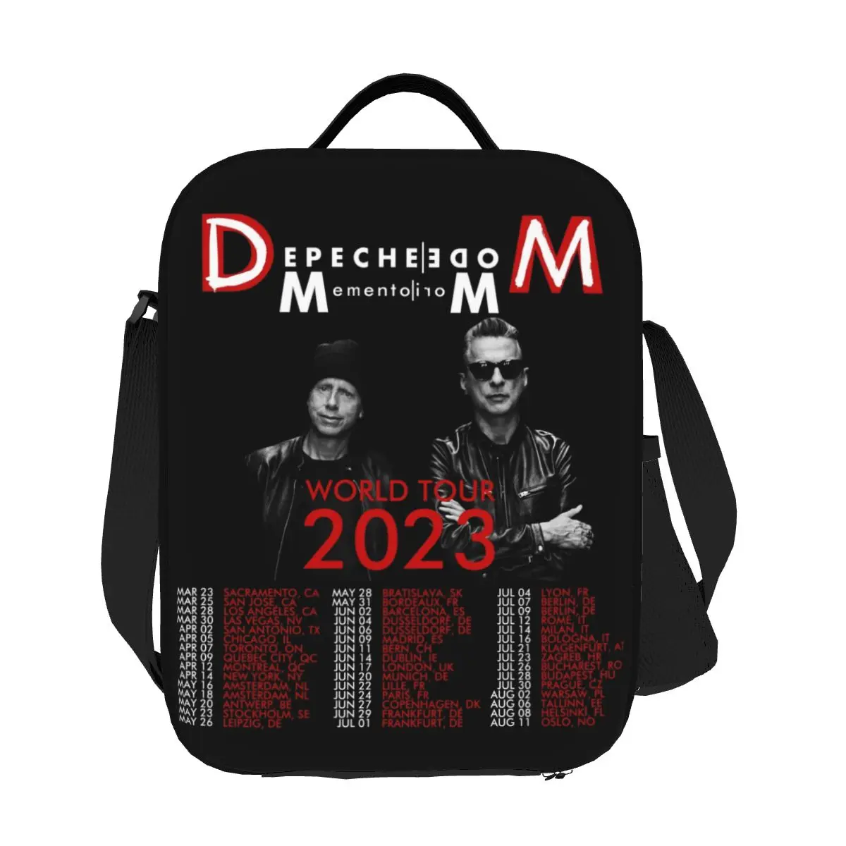 Изготовленная на заказ изолированная сумка для обеда Electronic Rock Depeche Cool Mode для женщин, термохолодильник для бенто, офисная коробка для пикника, путешествий 
Изготовленная на заказ изолированная сумка для обеда Electronic Rock Depeche Cool Mode для женщин, термохолодильник для бенто, офисная коробка для пикника, путешествий