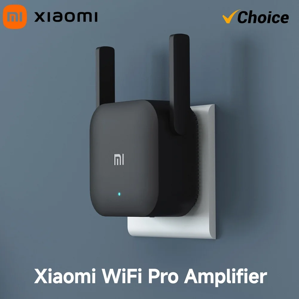 Xiaomi Pro 300Mbps WiFi Extender Booster 2.4G Wireless Repeater Dual External Antenna Signal Amplifier Mi Home App for Full Home
Xiaomi Pro 300Mbps WiFi Extender Booster 2.4G Wireless Repeater Dual External Antenna Signal Amplifier Mi Home App for Full Home