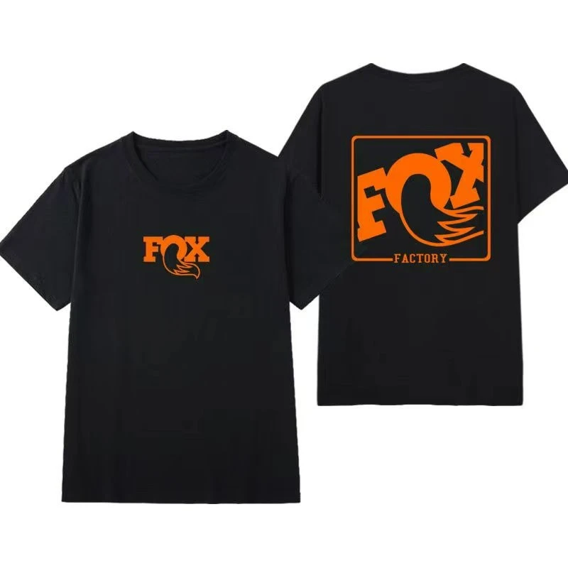 Fox Fork Off-Road Motorcycle Mountain Bike Short Sleeve T-Shirt Men's and Women's Riding Peripheral Sportswear Cotton Top
Fox Fork Off-Road Motorcycle Mountain Bike Short Sleeve T-Shirt Men's and Women's Riding Peripheral Sportswear Cotton Top