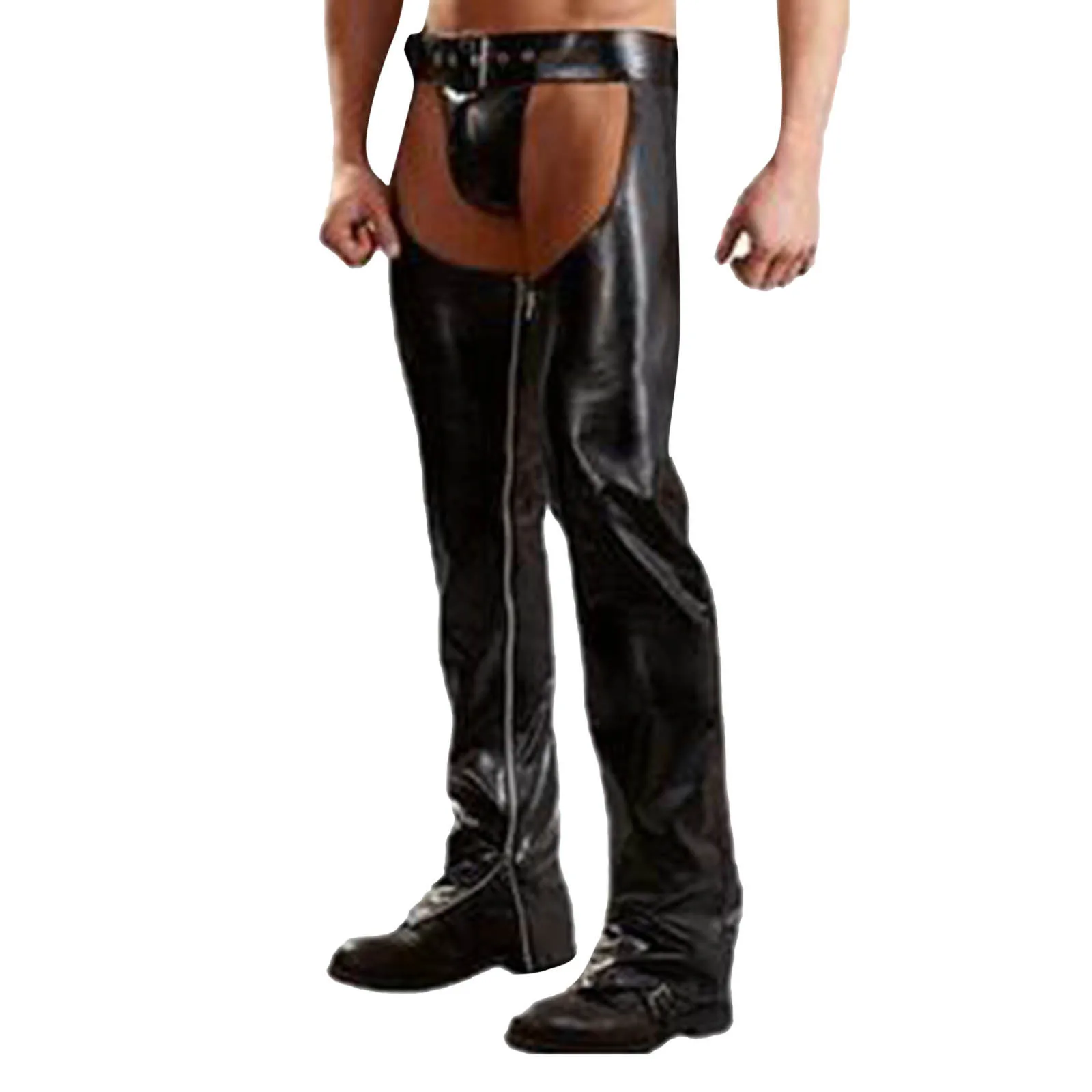 Open Crotch Men's Sexy Pants PU Leather Fashionable Erotic Trousers Straight Lingerie Crazy Night Temptation Adult Male Costumes
Open Crotch Men's Sexy Pants PU Leather Fashionable Erotic Trousers Straight Lingerie Crazy Night Temptation Adult Male Costumes