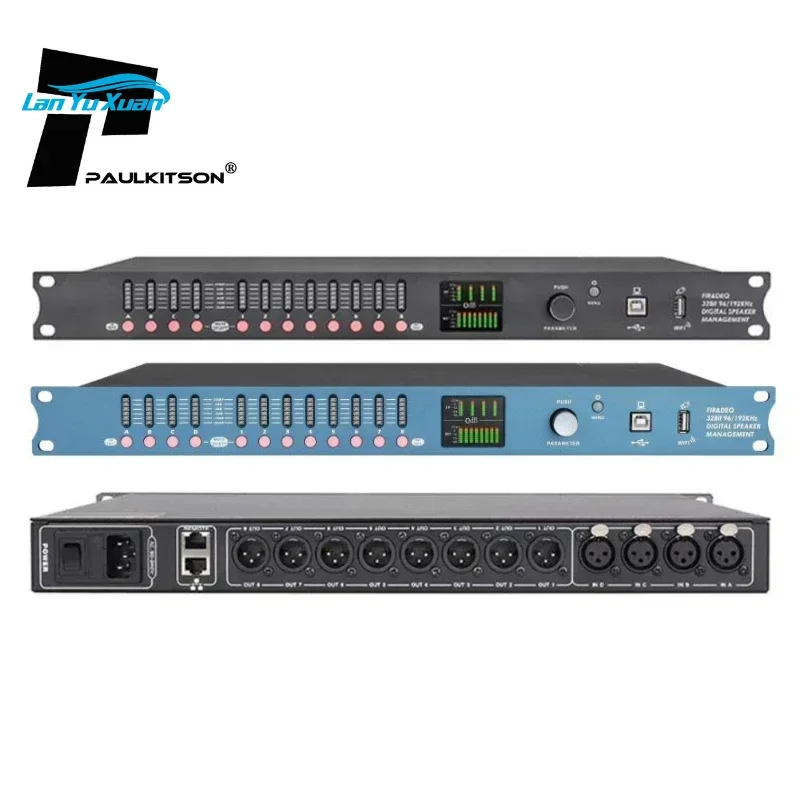 DP48X Professional Digital Audio Processor 4In 8Out Drive Rack Procesador Speaker Manage
DP48X Professional Digital Audio Processor 4In 8Out Drive Rack Procesador Speaker Manage