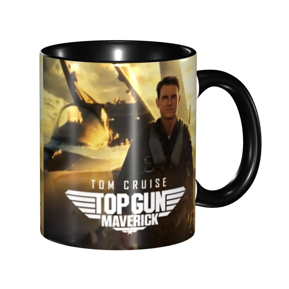 DIY Tom Cruise Tv Movie Top Gun Maverick Ceramic Mugs Customized Coffee Cups Creative Present
DIY Tom Cruise Tv Movie Top Gun Maverick Ceramic Mugs Customized Coffee Cups Creative Present