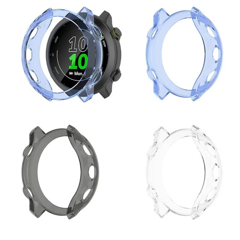 Protective Cover For Garmin Forerunner 55 Watch Case Protector Frame For Garmin Forerunner55 Clear Soft TPU Bumper Shell
Protective Cover For Garmin Forerunner 55 Watch Case Protector Frame For Garmin Forerunner55 Clear Soft TPU Bumper Shell