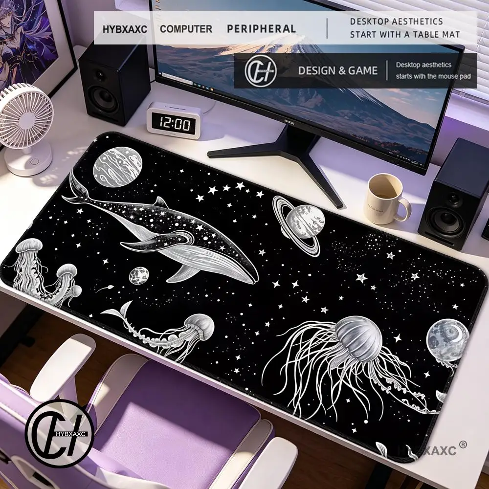 HYBXAXC Star Whale Planet Mouse Pad Large playmat flash-sale Gaming Rubber tablet Lock Desk Mat Computer Gamers carpet
HYBXAXC Star Whale Planet Mouse Pad Large playmat flash-sale Gaming Rubber tablet Lock Desk Mat Computer Gamers carpet