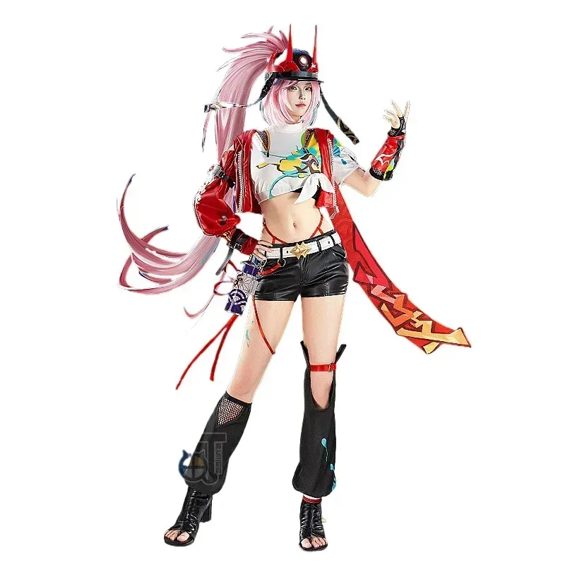 Honkai Star Rail Rappa Cosplay Costume Game Uniform Hat Jacket Shorts Galaxy Ranger Props Halloween Party Women Cosplay Costumes
Honkai Star Rail Rappa Cosplay Costume Game Uniform Hat Jacket Shorts Galaxy Ranger Props Halloween Party Women Cosplay Costumes