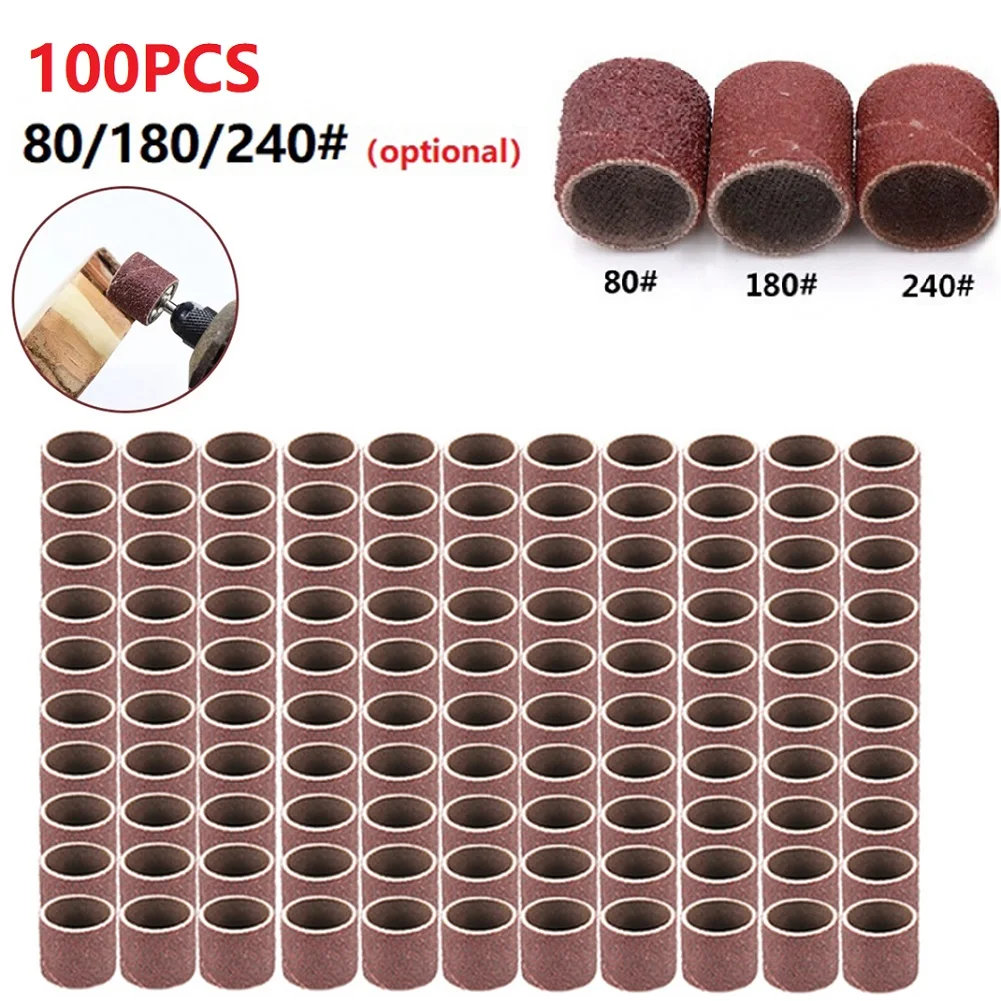 100pcs Sanding Drum Set 80/180/240Grit Sanding Bands Sleeves 3.17mm Shank Drum Sanding Bands Metal Grinding Rotary Tools
100pcs Sanding Drum Set 80/180/240Grit Sanding Bands Sleeves 3.17mm Shank Drum Sanding Bands Metal Grinding Rotary Tools