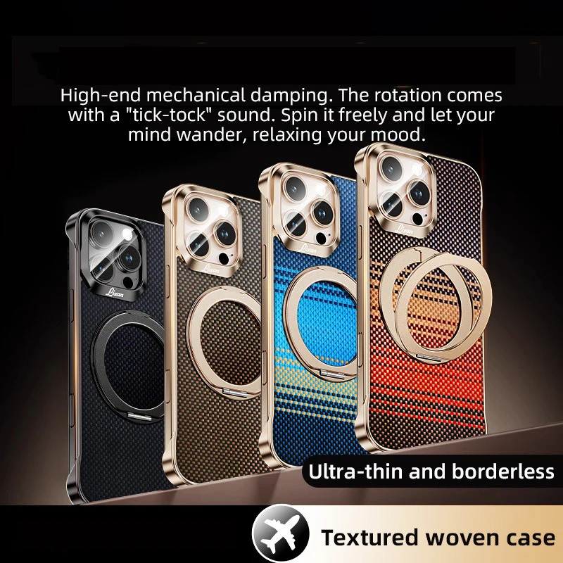 For iPhone 16E/ iPhone 16 Pro MAX Phone Case Borderless PC Backboard Carbon Fiber Texture Pattern with Magnetic Bracket
For iPhone 16E/ iPhone 16 Pro MAX Phone Case Borderless PC Backboard Carbon Fiber Texture Pattern with Magnetic Bracket