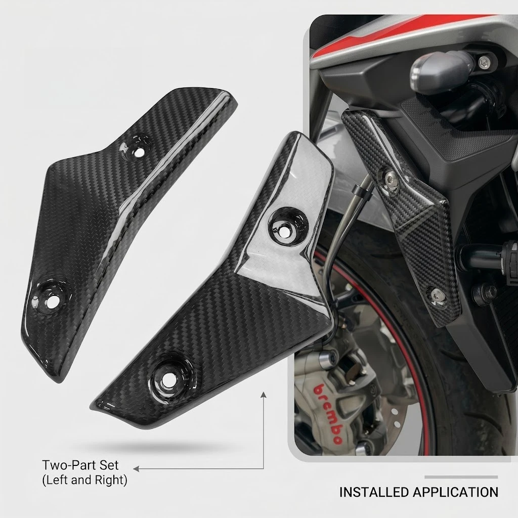 Motorcycle Carbon Fibre Side Radiator Fairing Cover for Triumph Street Triple 765 2021-2022
Motorcycle Carbon Fibre Side Radiator Fairing Cover for Triumph Street Triple 765 2021-2022