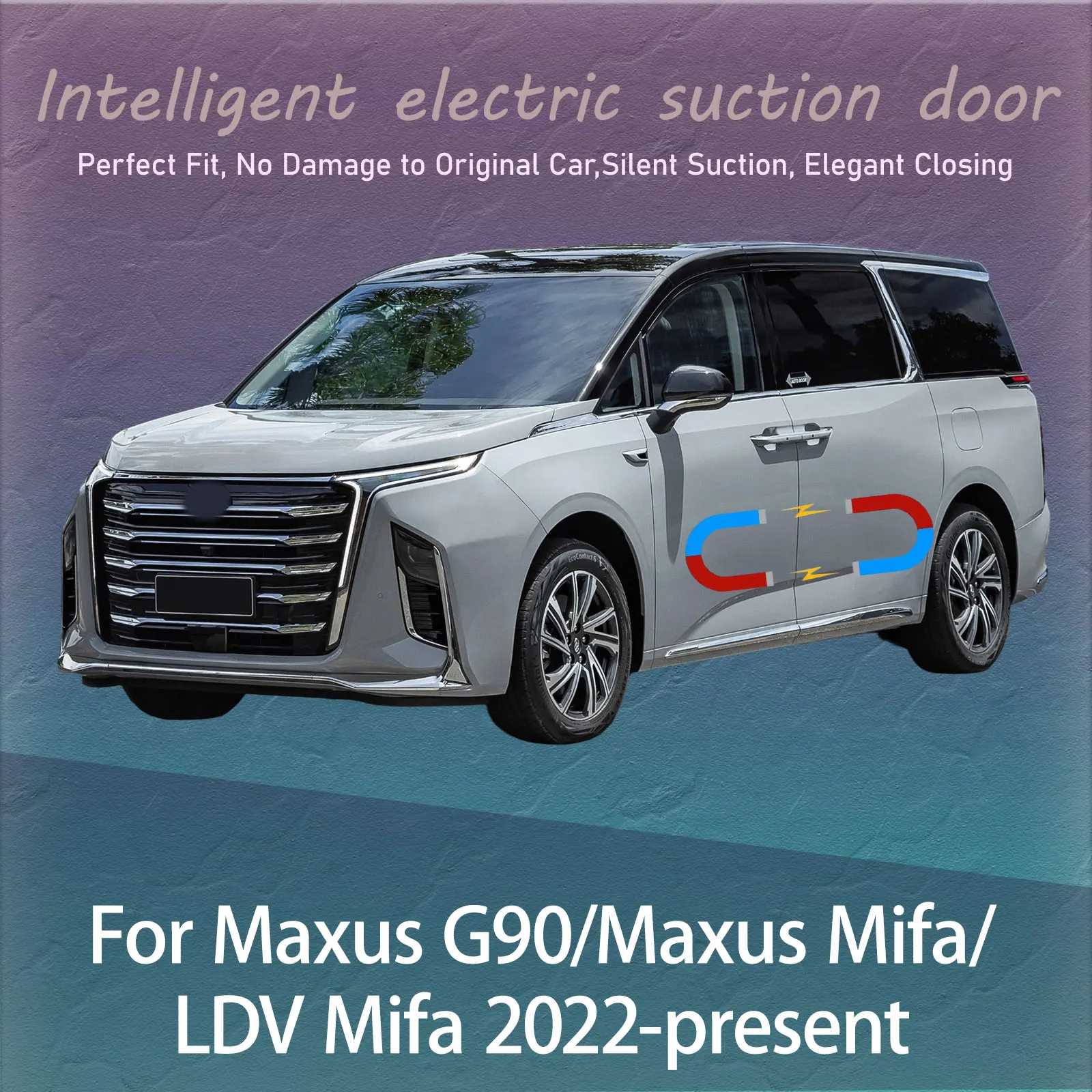 Electric Soft Close Door Kit For Maxus G90/Maxus Mifa/LDV Mifa 2022-present Auto Silent Anti-Slam Suction Door System Automatic
Electric Soft Close Door Kit For Maxus G90/Maxus Mifa/LDV Mifa 2022-present Auto Silent Anti-Slam Suction Door System Automatic