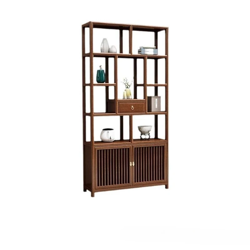 Solid wood Bogu, South Elm, Duobao Pavilion, living room tea book shelf, partition display cabinet
Solid wood Bogu, South Elm, Duobao Pavilion, living room tea book shelf, partition display cabinet