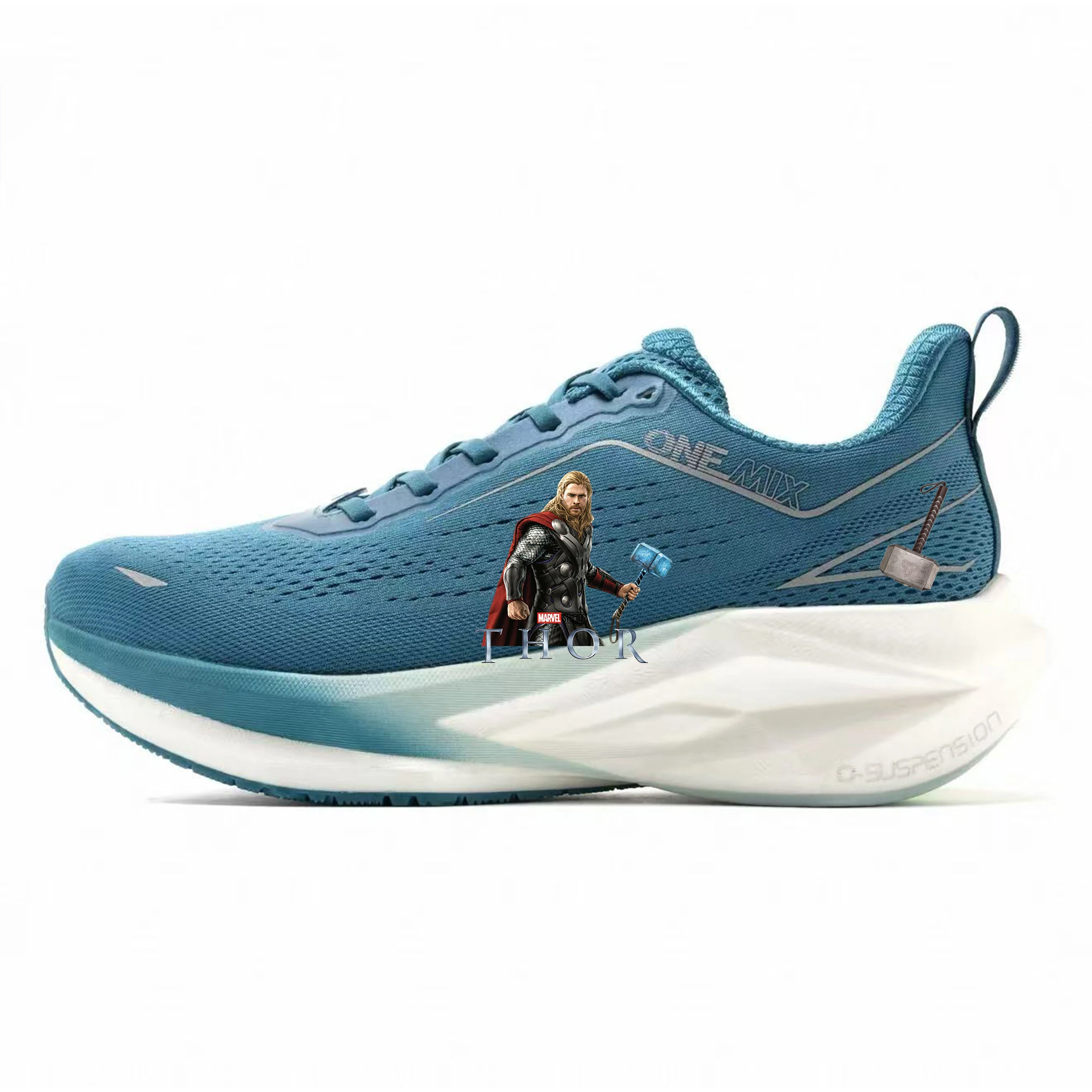 ONEMIX Marvel Thor Air Cushion Sports Shoes Men High Quality Outdoor Running Shoes Soft Soled Athletic Custom Sneakers
ONEMIX Marvel Thor Air Cushion Sports Shoes Men High Quality Outdoor Running Shoes Soft Soled Athletic Custom Sneakers