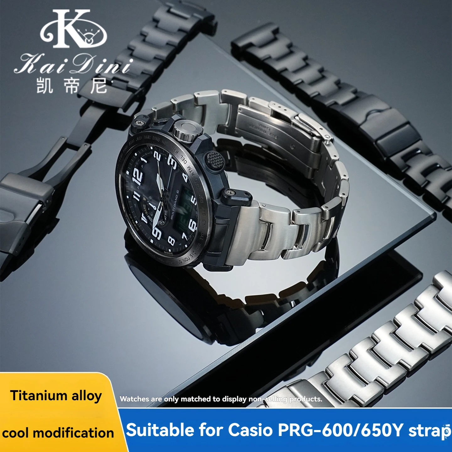 Ремешок из титанового сплава для Casio PROTREK серии PRG-650Y/600 PRW-6600, легкий спортивный ремешок для часов, титановый браслет 24 мм.
Ремешок из титанового сплава для Casio PROTREK серии PRG-650Y/600 PRW-6600, легкий спортивный ремешок для часов, титановый браслет 24 мм.