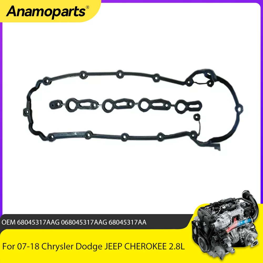 Valve Cover Gasket Set Fit 2.8 T L L4 GAS ENS ENR For 07-18 Chrysler GRAND VOYAGER Dodge JEEP CHEROKEE WRANGLER 2.8L
Valve Cover Gasket Set Fit 2.8 T L L4 GAS ENS ENR For 07-18 Chrysler GRAND VOYAGER Dodge JEEP CHEROKEE WRANGLER 2.8L