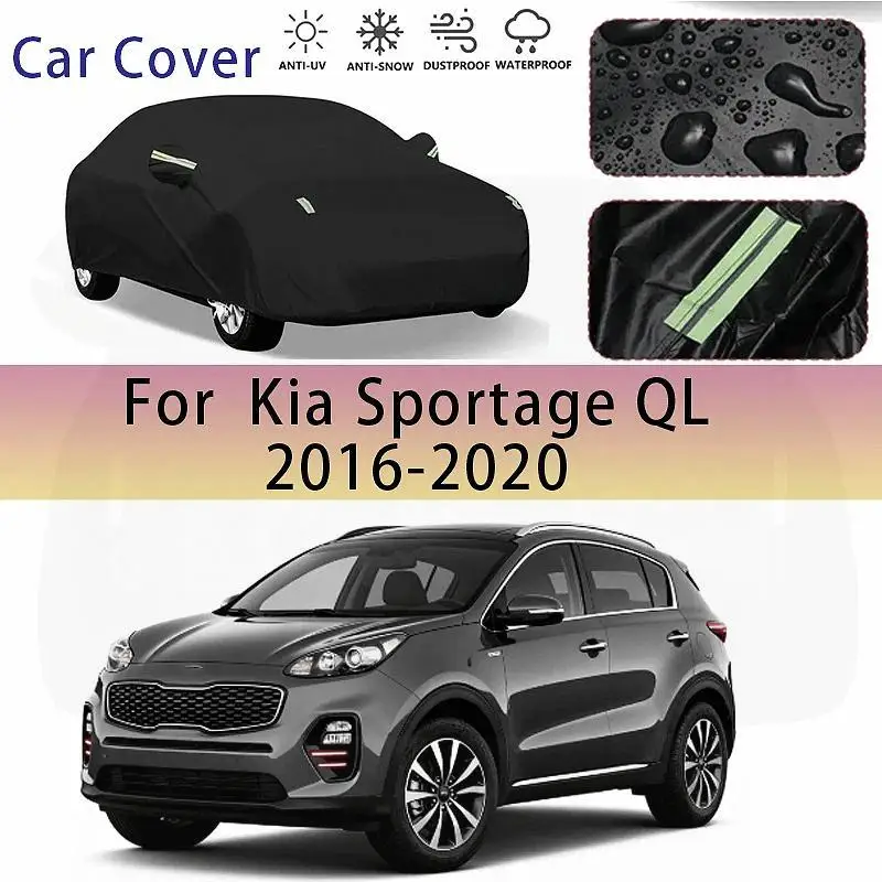 For Kia Sportage QL 2016 2020 Waterproof Dustproof Full Outdoor Protection Snow Cover Sunshade Exterior Car Covers
For Kia Sportage QL 2016 2020 Waterproof Dustproof Full Outdoor Protection Snow Cover Sunshade Exterior Car Covers