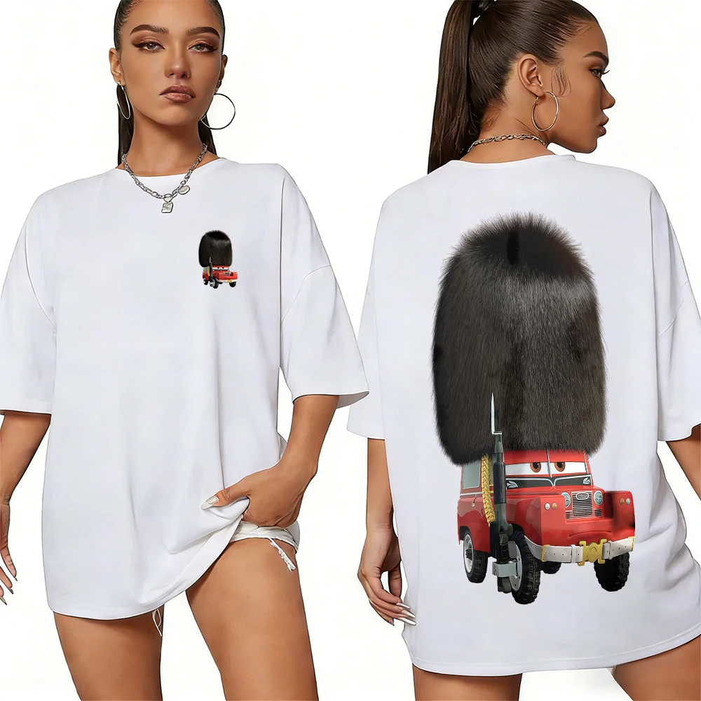 Летние автомобили Disney, тематический изображение автомобиля Лондонской гвардии, футболка из 100% чистого хлопка с принтом для мужчин и женщин, повседневный дышащий топ
Летние автомобили Disney, тематический изображение автомобиля Лондонской гвардии, футболка из 100% чистого хлопка с принтом для мужчин и женщин, повседневный дышащий топ