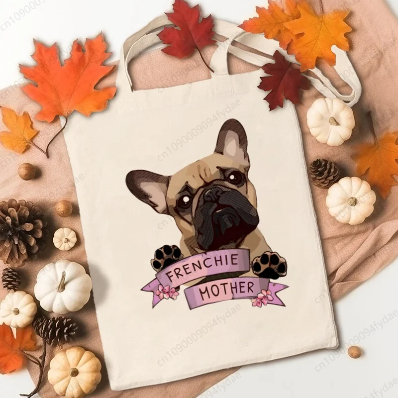 French Bulldog Dog Shopping Bags Canvas Tote Bag Printed Cartoon Reusable Cloth Bag Handbag Shoulder Bags Custom Handbags Women
French Bulldog Dog Shopping Bags Canvas Tote Bag Printed Cartoon Reusable Cloth Bag Handbag Shoulder Bags Custom Handbags Women