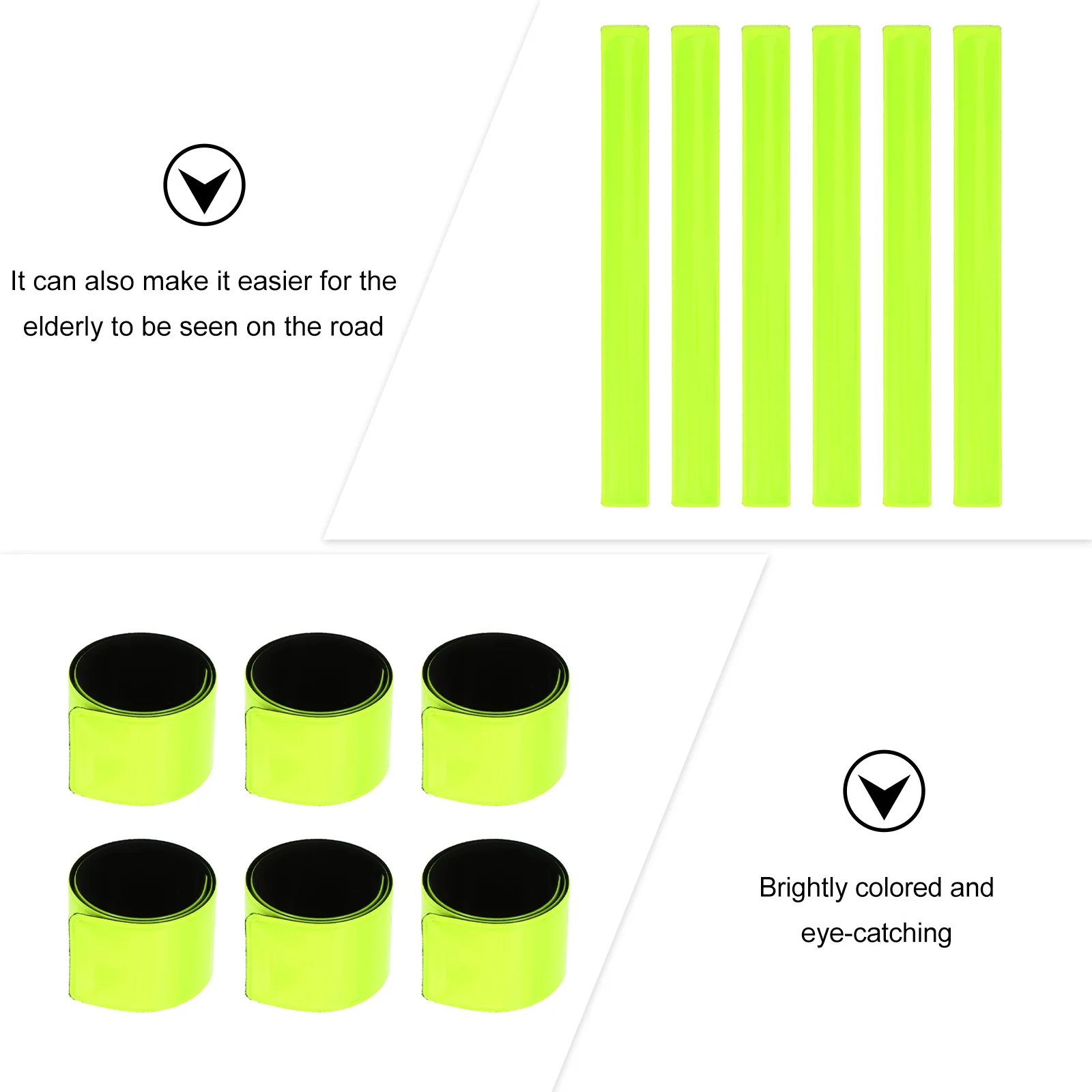 6pcs Reflective Armband High Visibility Safety Bands Wristbands Night Running Biking Jogging Camping Hiking
6pcs Reflective Armband High Visibility Safety Bands Wristbands Night Running Biking Jogging Camping Hiking