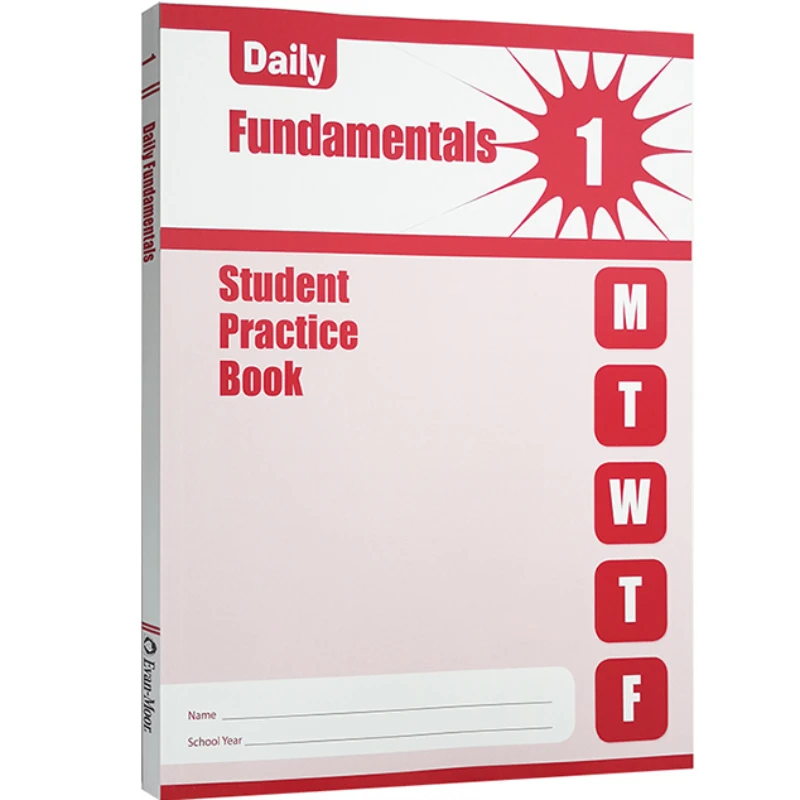 Evan-Moor Daily Fundamentals, Grade 1 SE Workbook,aged 5 6 7 8, English book 9781629383675
Evan-Moor Daily Fundamentals, Grade 1 SE Workbook,aged 5 6 7 8, English book 9781629383675