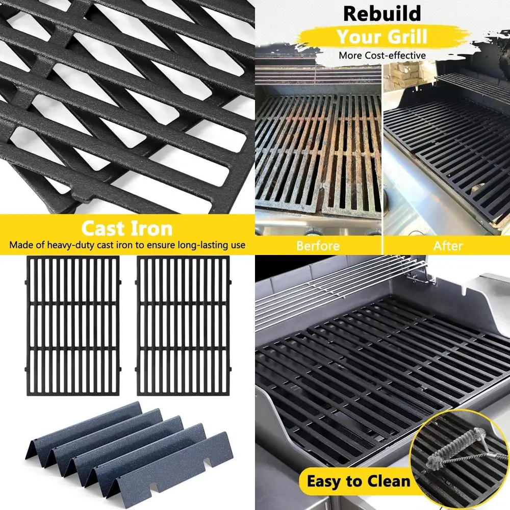 Replacement Grill Parts for Spirit 300 Series with Front Control, Flavorizer Bars, E310-E330, S310-S330, Spirit II E310
Replacement Grill Parts for Spirit 300 Series with Front Control, Flavorizer Bars, E310-E330, S310-S330, Spirit II E310