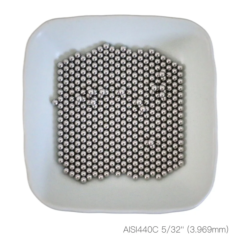3.969mm ( 5/32'' ) AISI440C Stainless Steel Ball Grade 10 High Precision Solid Bearing Balls
3.969mm ( 5/32'' ) AISI440C Stainless Steel Ball Grade 10 High Precision Solid Bearing Balls
