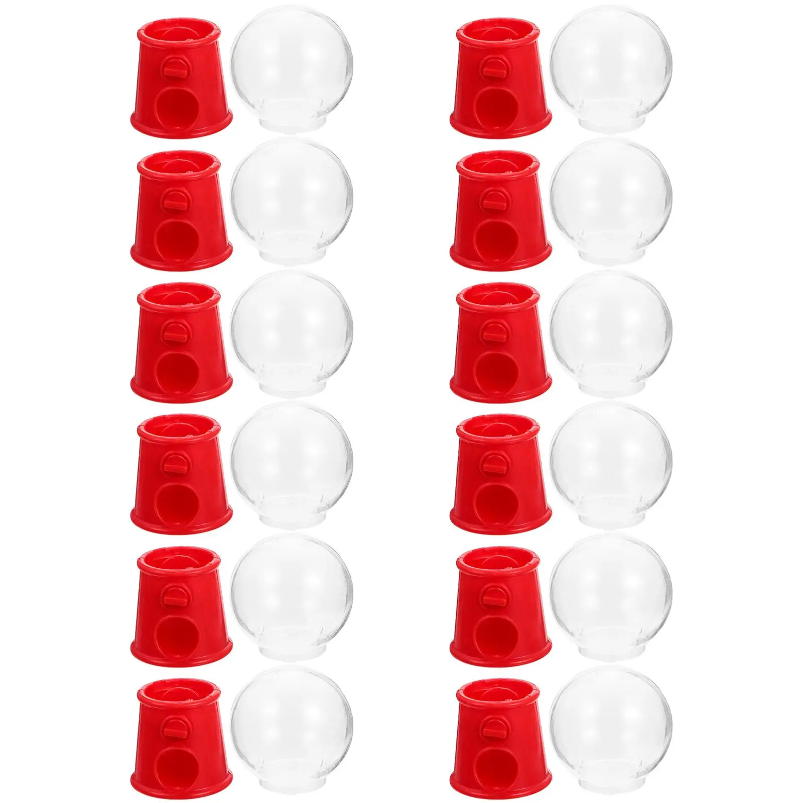 12 Pcs Candy Machine Mini Gumball Dispenser Red Color Cake Decoration Plastic Kids Toys Gifts Decor
12 Pcs Candy Machine Mini Gumball Dispenser Red Color Cake Decoration Plastic Kids Toys Gifts Decor