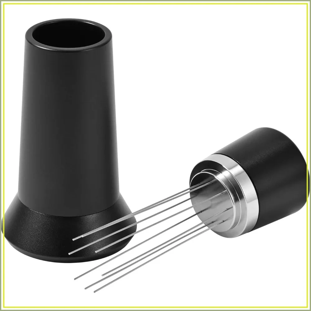 Espresso Needle Distribution Tool, WDT Tool with 8 Stainless Steel Needles & Aluminum Alloy Stand
Espresso Needle Distribution Tool, WDT Tool with 8 Stainless Steel Needles & Aluminum Alloy Stand