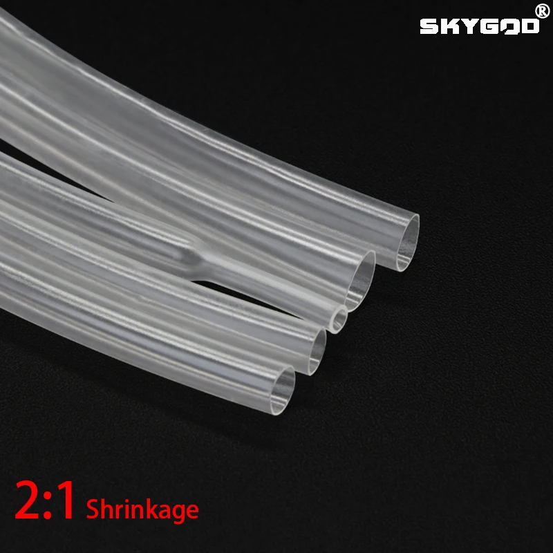 1 Meter Clear Dia 1 2 3 4 5 6 7 8 9 10 12 14 16 20 25 30 40 50 mm Heat Shrink Tube 2:1 Polyolefin Thermal Cable Sleeve Insulated
1 Meter Clear Dia 1 2 3 4 5 6 7 8 9 10 12 14 16 20 25 30 40 50 mm Heat Shrink Tube 2:1 Polyolefin Thermal Cable Sleeve Insulated